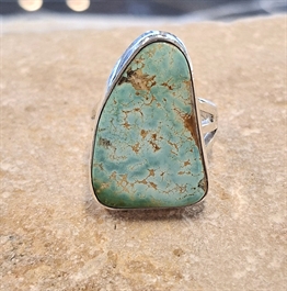 Bague turquoise corail