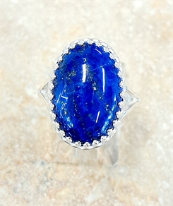Chevalière lapis lazuli