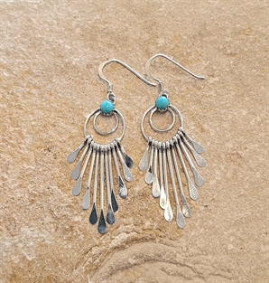 Boucles d'oreilles Turquoise