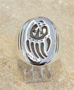 Bague tête d'indien