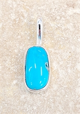 Pendentif en Turquoise et argent massif