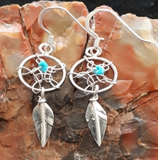 Boucles d'oreilles Turquoise