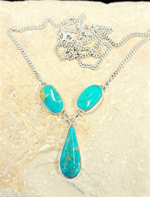 Collier Turquoise Véritable