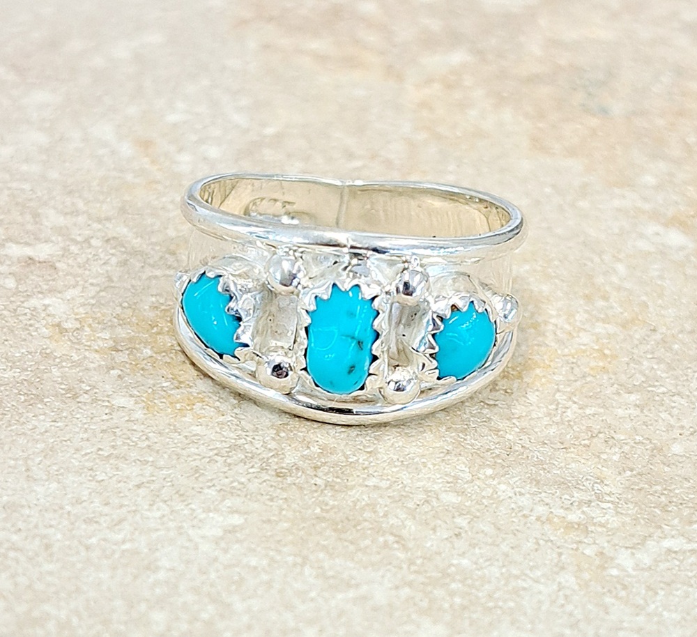 Bague Turquoise homme