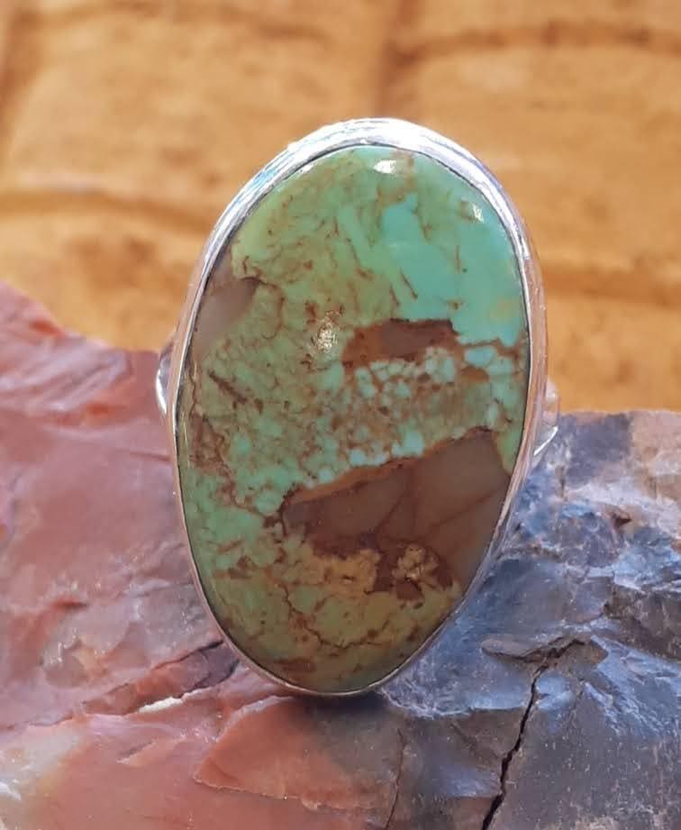 Bague turquoise kingman