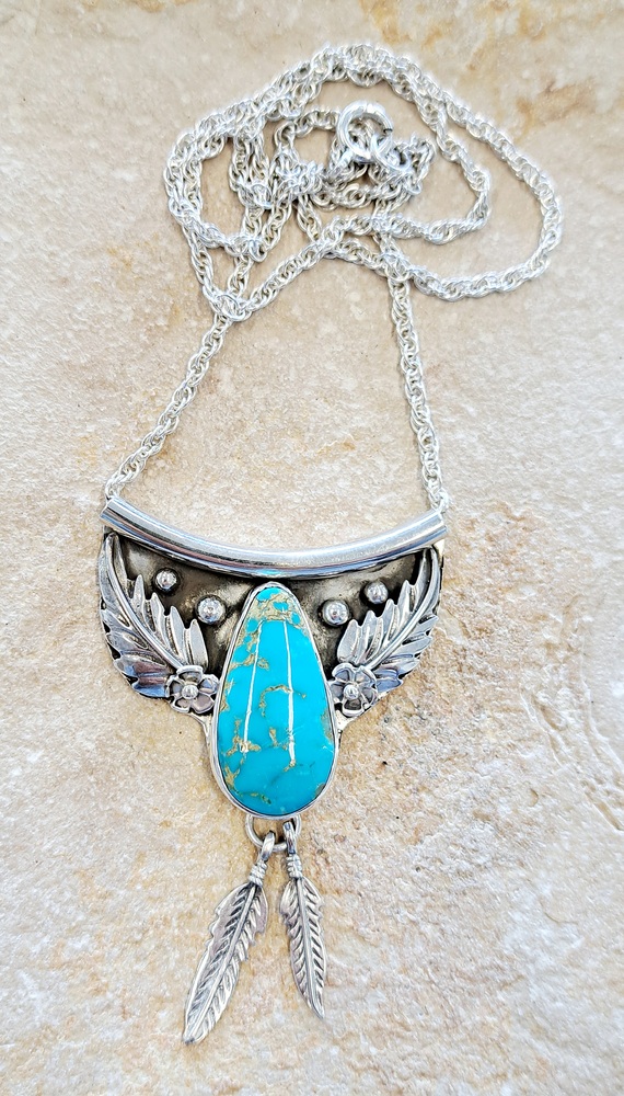 Collier Turquoise et argent