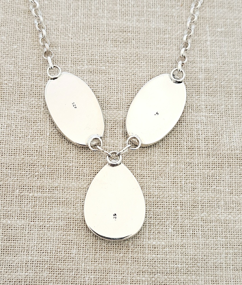 Collier en Turquoise Kingman US (4) Collier en Turquoise kingman sur argent 925°
