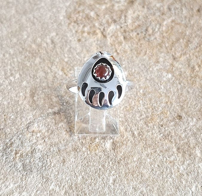 Bague patte d'ours Navajo