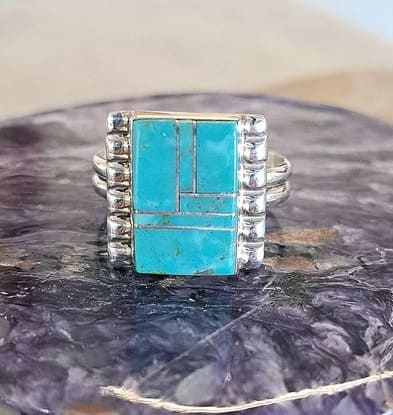 Navajo Turquoise jewelry sterling silver