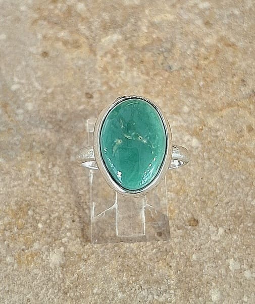 Bague en Variscite du Névada.