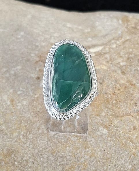 Bague en Variscite du Névada.