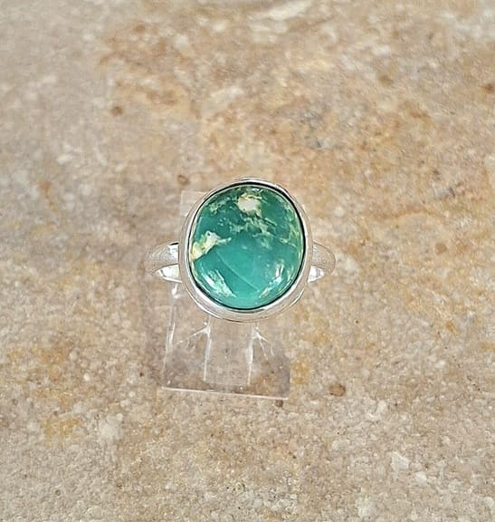 Bague en Variscite du Névada.