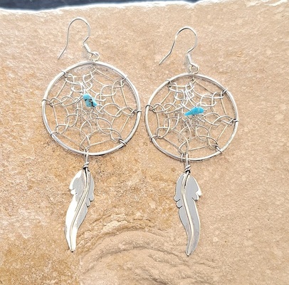 Boucles d'oreilles Attrapeur de rêves