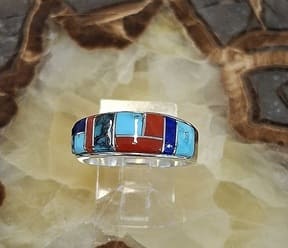 Bague Navajo en Turquoise