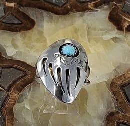 Bague Navajo en Turquoise