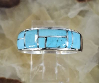 Bague Navajo en Turquoise