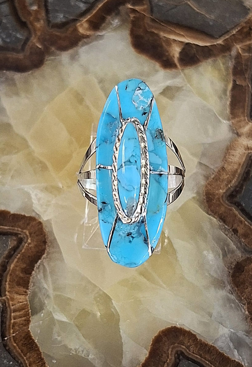 Bague Navajo en Turquoise