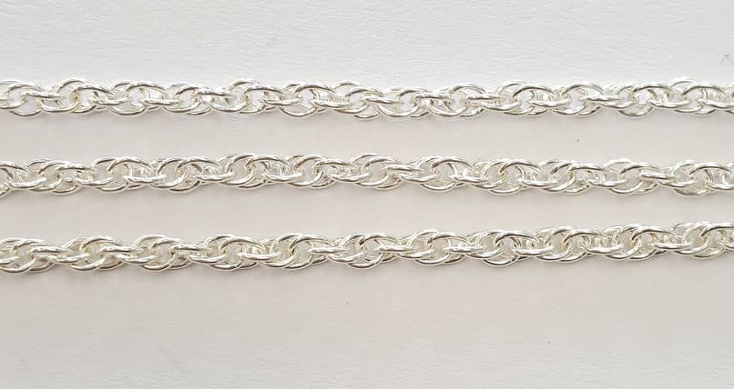 Chaine en argent 925°.