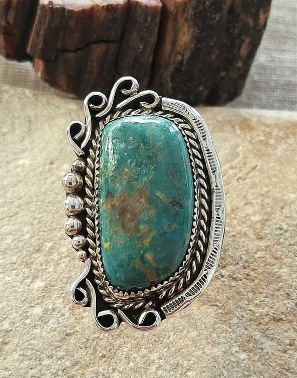 Bague Navajo en Turquoise