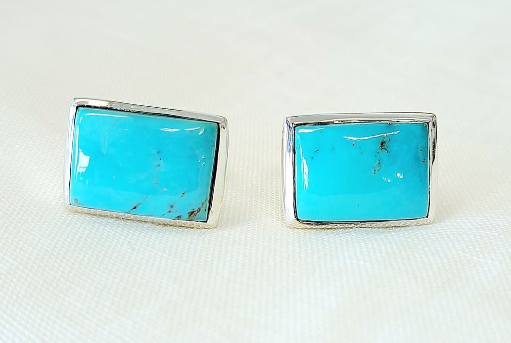 Chevalière en Turquoise Kingman en argent 925°.