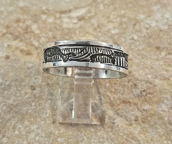 Anneau Navajo en argent
