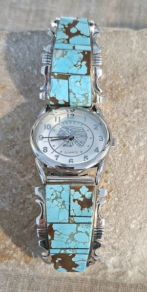 Montre en Turquoise argent Navajo