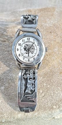 Montre en argent Navajo