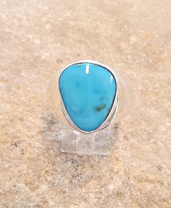 Bague homme en Turquoise