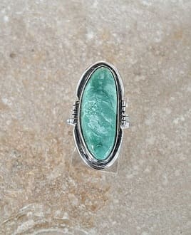 Bague en Variscite du Névada.