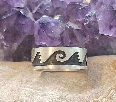Anneau en argent 925° Navajo