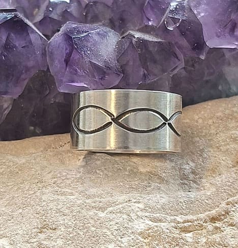 Anneau en argent Navajo