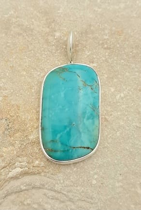 Pendentif en Turquoise en argent