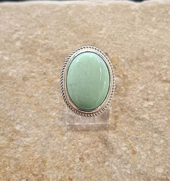 Bague en Variscite en argent 925°.