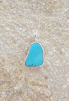 pendentif en turquoise sleeping beauty